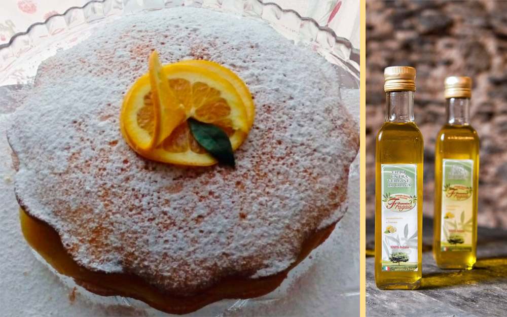 Torta soffice all’arancia con olio al Limone di Maria